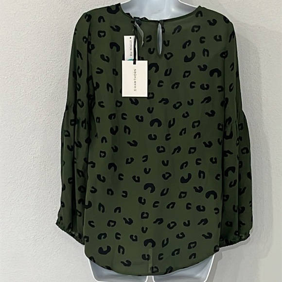 41 Hawthorne Annika Volume Sleeve Blouse StitchFix NWT Size S - Picture 3 of 4